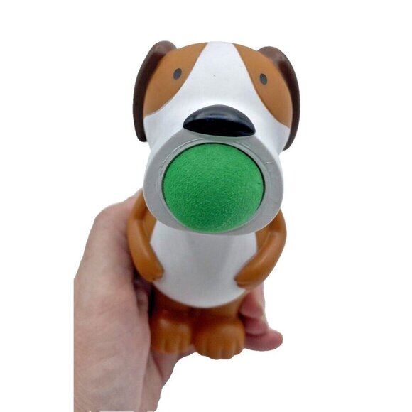 Hog Wild Christmas Elf And Dog Doggy Popper With 1 Ball Toy Soft Air Power Play - Picture 6 of 12